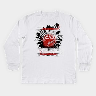 Random "Axe of Boardom" Kids Long Sleeve T-Shirt